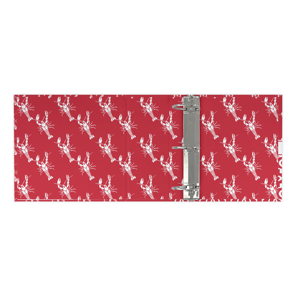 Crawfish 3 Ring Binders - Full Wrap - 3" - OPEN INSIDE