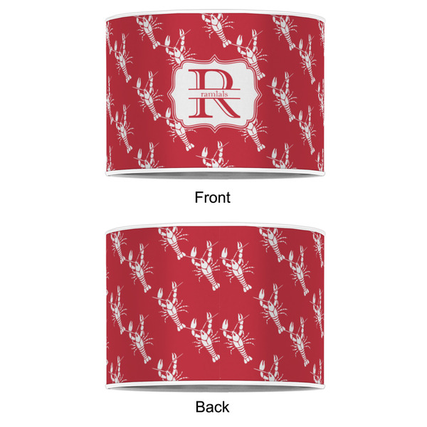 Crawfish 8" Drum Lampshade - APPROVAL (Poly Film)