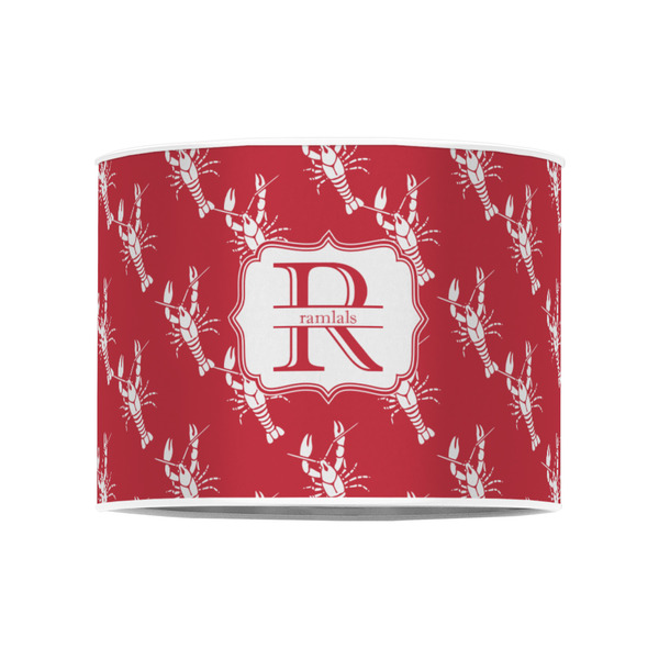 Crawfish 8" Drum Lampshade - FRONT (Poly Film)