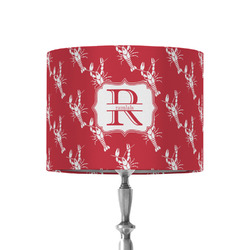 Crawfish 8" Drum Lamp Shade - Fabric (Personalized)