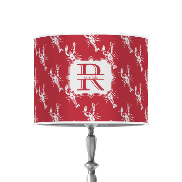 Crawfish 8" Drum Lampshade - ON STAND (Poly Film)