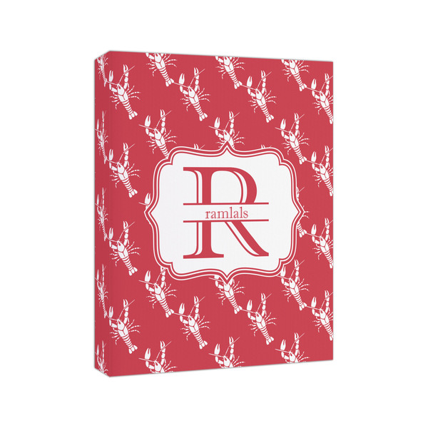 Crawfish 8x10 - Canvas Print - Angled View