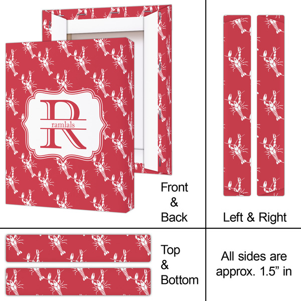 Crawfish 8x10 - Canvas Print - Approval