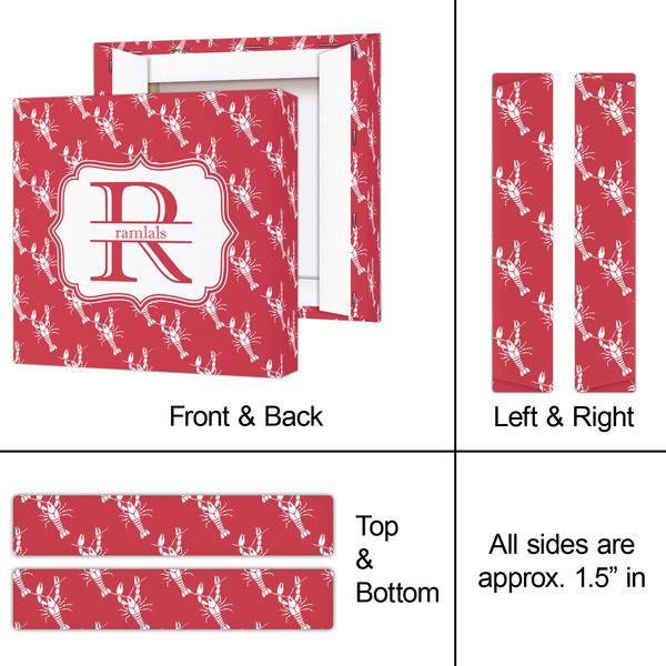 Crawfish 8x8 - Canvas Print - Approval