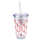 Crawfish 16oz Double Wall Acrylic Tumbler with Lid & Straw - Full Print (Personalized)