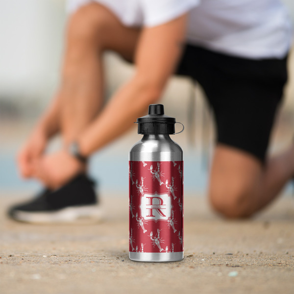 Crawfish Aluminum Water Bottle - Silver LIFESTYLE
