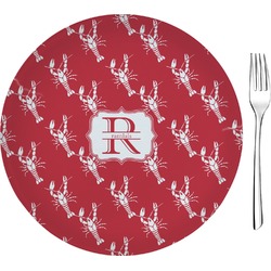 Crawfish 8" Glass Appetizer / Dessert Plates - Single or Set (Personalized)