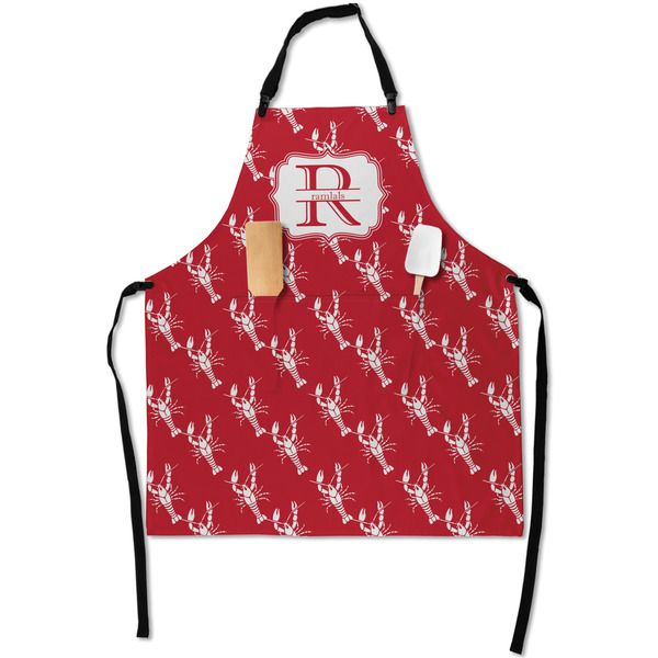 Custom Crawfish Apron With Pockets w/ Name and Initial