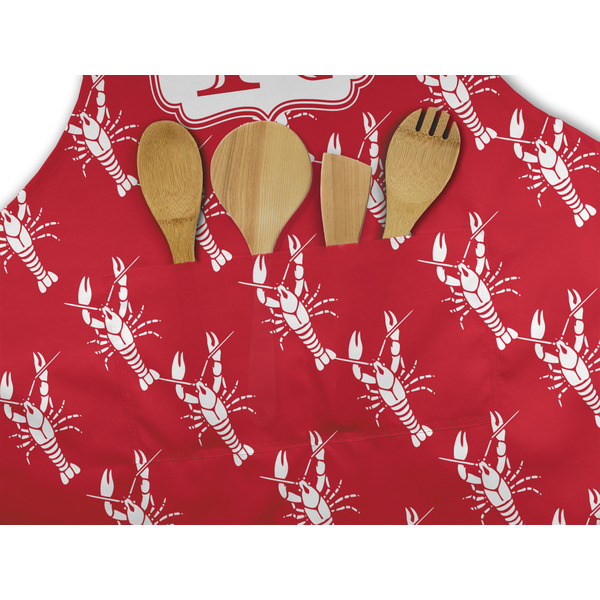 Crawfish Apron - Pocket Detail with Props