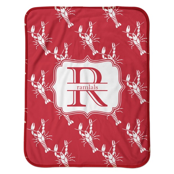 Crawfish Baby Sherpa Blanket - Flat