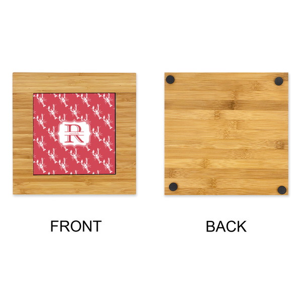 Crawfish Bamboo Trivet with 6" Tile - APPROVAL