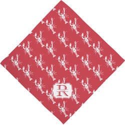 Crawfish Dog Bandana Scarf w/ Name and Initial