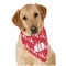Crawfish Dog Bandana Scarf w/ Name and Initial