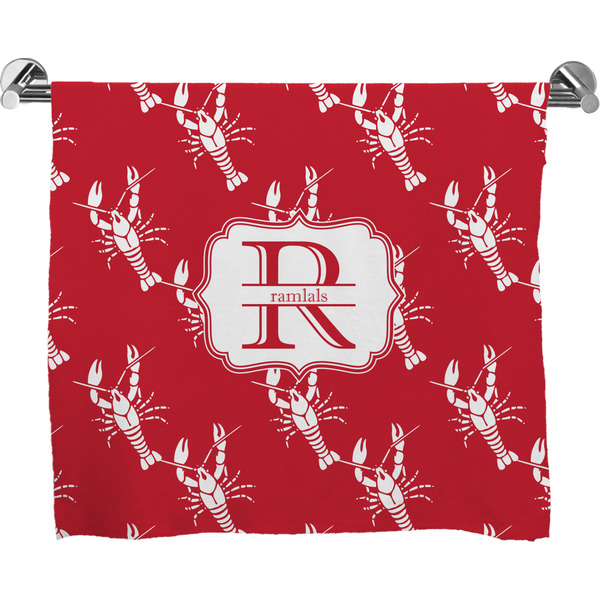 Custom Crawfish Bath Towel (Personalized)