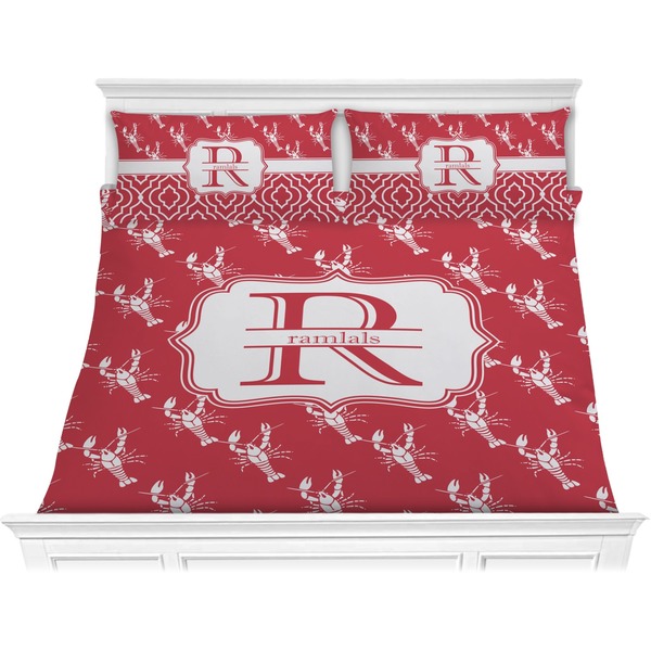 Custom Crawfish Comforter Set - King (Personalized)