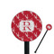 Crawfish 5.5" Round Plastic Stir Sticks - Black - Single Sided (Personalized)