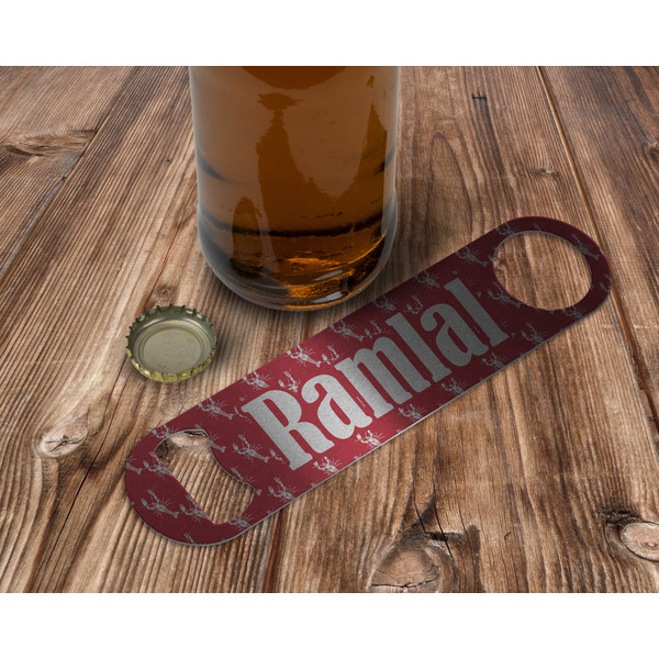 Crawfish Bottle Opener - In Use