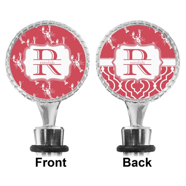 Crawfish Bottle Stopper - Front and Back