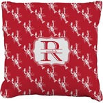 Crawfish Faux-Linen Throw Pillow 26" (Personalized)