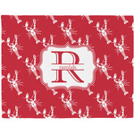 Crawfish Woven Fabric Placemat - Twill w/ Name and Initial