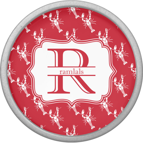 Crawfish Cabinet Knob - Nickel - Front