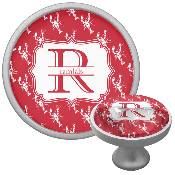 Crawfish Cabinet Knob - Nickel - Multi Angle