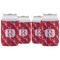 Crawfish Can Cooler (12 oz) - Set of 4 w/ Name and Initial
