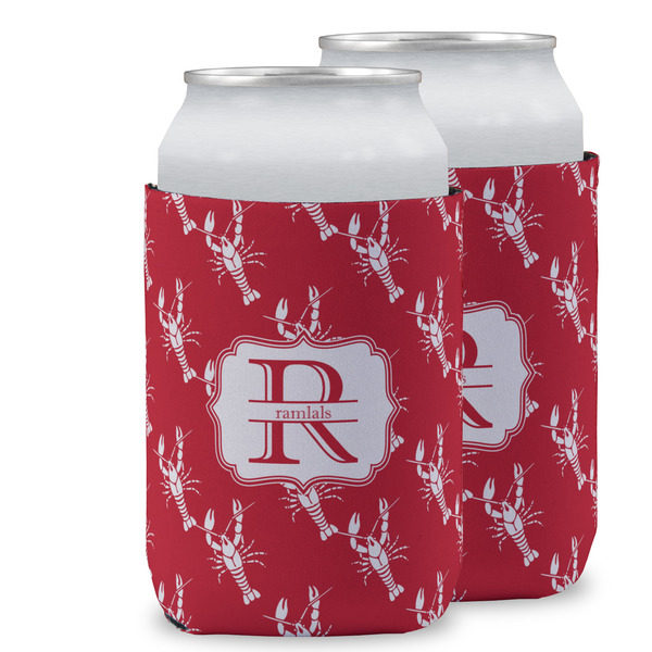 Custom Crawfish Can Cooler (12 oz) w/ Name and Initial