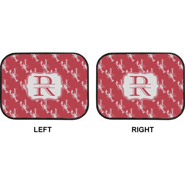 Crawfish Car Floor Mats (Back Seat) (Approval)
