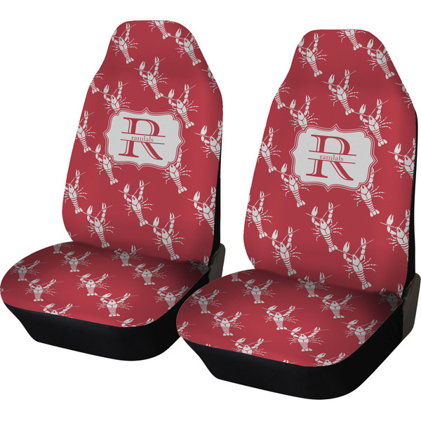 Custom Crawfish Car Seat Covers (Set of Two) (Personalized)