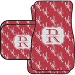 Crawfish Car Floor Mats Set - 2 Front & 2 Back (Personalized)