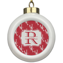 Crawfish Ceramic Ball Ornament (Personalized)