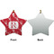Crawfish Ceramic Flat Ornament - Star Front & Back (APPROVAL)