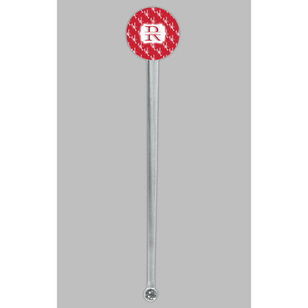Crawfish Clear Plastic 7" Stir Stick - Round - Single Stick
