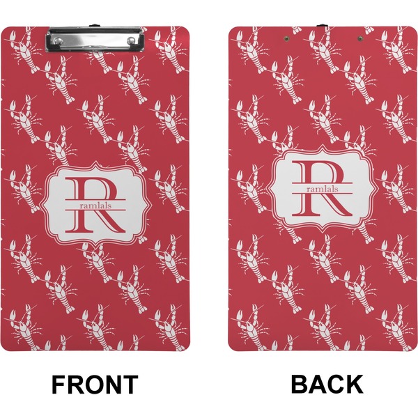Crawfish Clipboard (Legal) (Front + Back)
