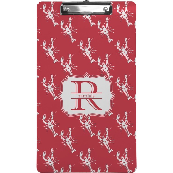 Custom Crawfish Clipboard (Legal Size) (Personalized)