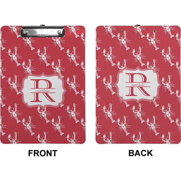 Crawfish Clipboard (Letter) (Front + Back)