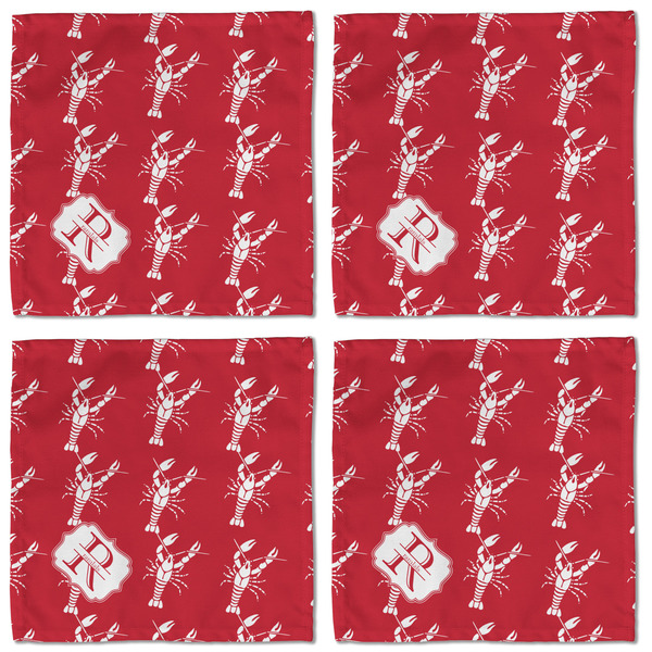 Crawfish Cloth Napkins - Personalized Lunch (APPROVAL) Set of 4