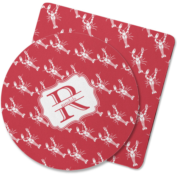 Custom Crawfish Rubber Backed Coaster (Personalized)