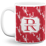 Crawfish 11 Oz Coffee Mug - White (Personalized)