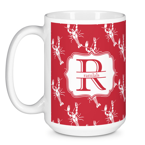 Crawfish Coffee Mug - 15 oz - White