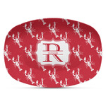 Crawfish Plastic Platter - Microwave & Oven Safe Composite Polymer (Personalized)