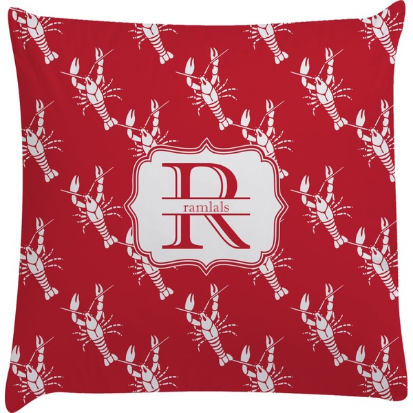 Custom Crawfish Decorative Pillow Case (Personalized)