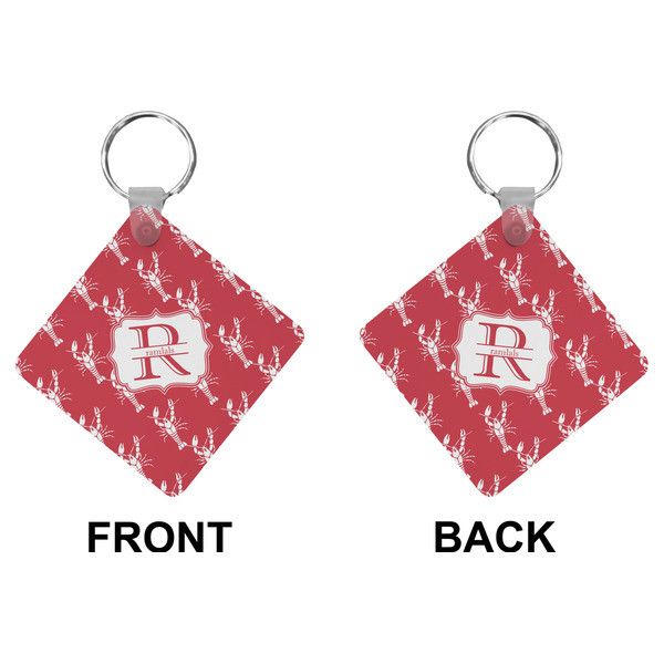 Crawfish Diamond Keychain (Front + Back)