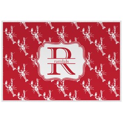 Crawfish Laminated Placemat w/ Name and Initial