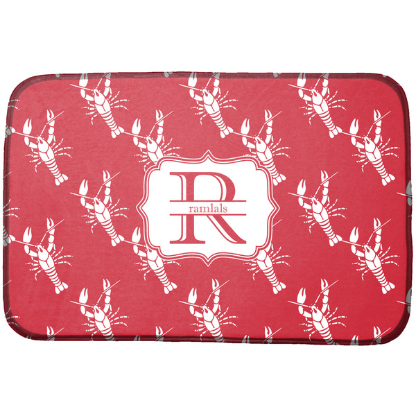 Custom Crawfish Dish Drying Mat w/ Name and Initial