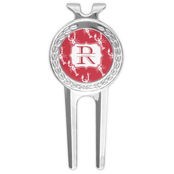 Custom Crawfish Golf Divot Tool & Ball Marker (Personalized)