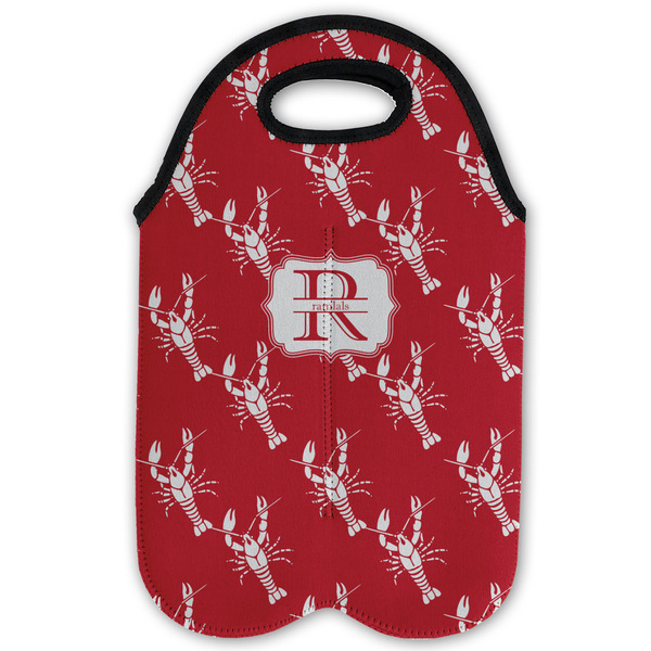 Crawfish Double Wine Tote - Flat (new)