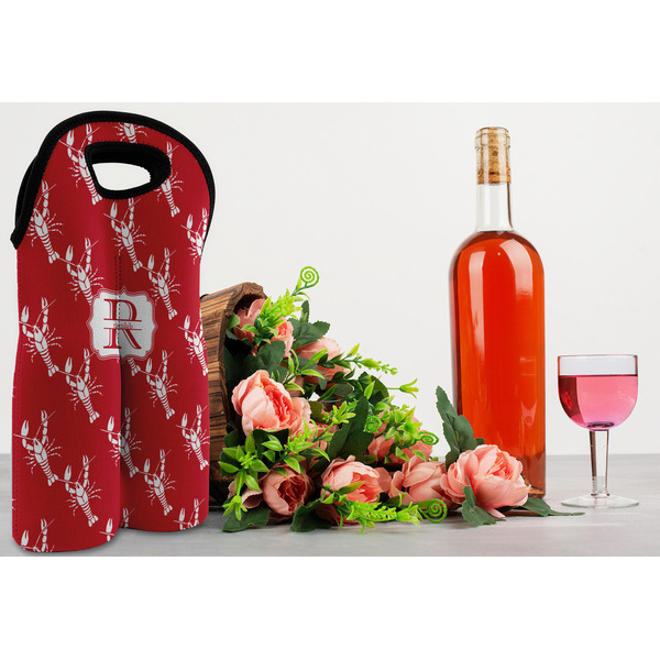 Crawfish Double Wine Tote - LIFESTYLE (new)