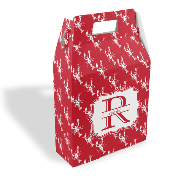 Custom Crawfish Gable Favor Box (Personalized)